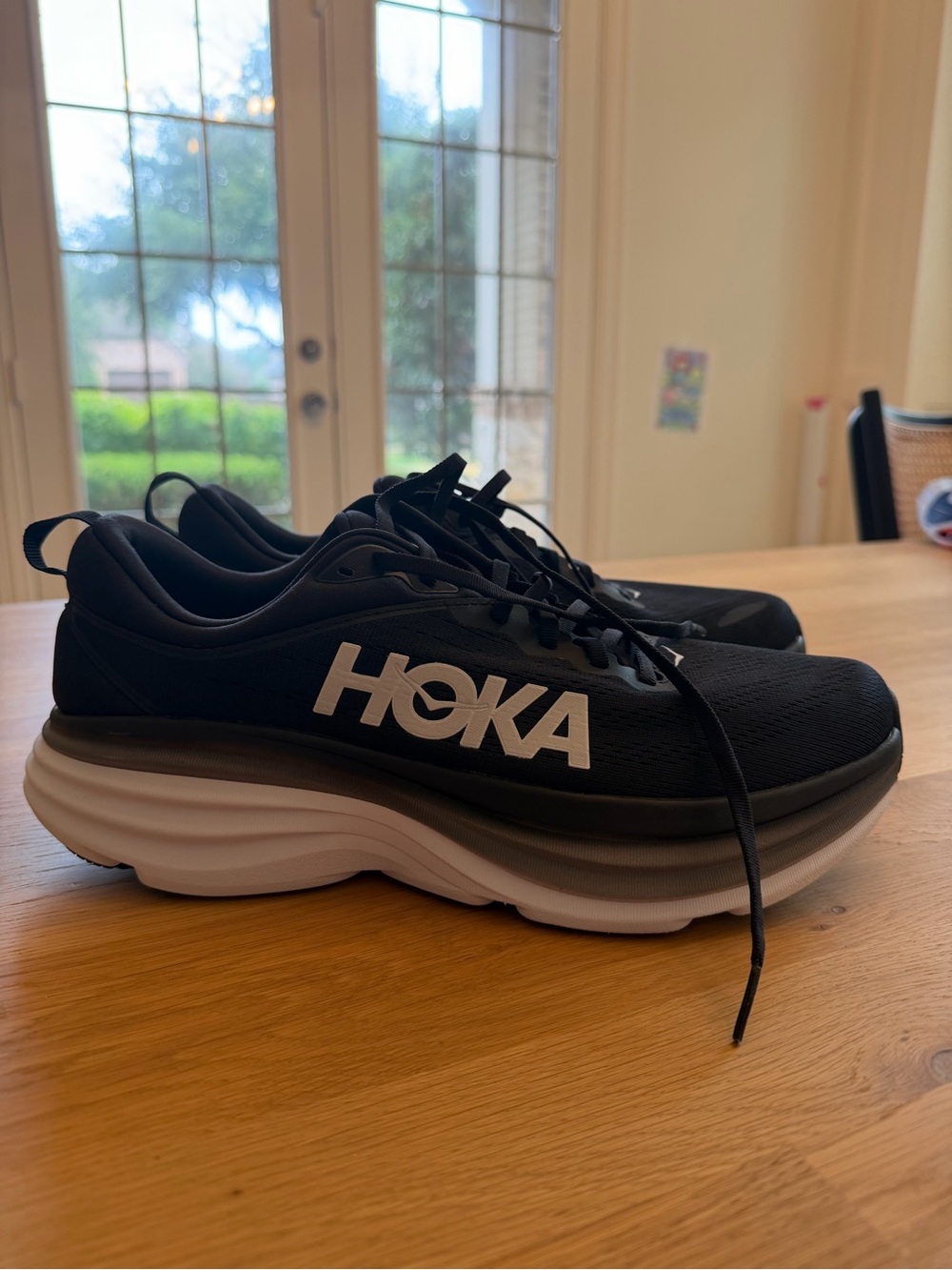 HOKA Men's Black Running Shoes - Lightweight Cushioning